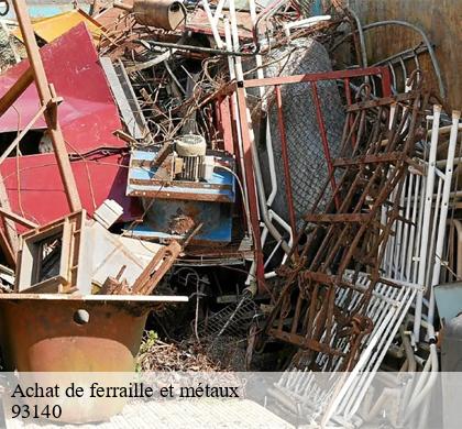 Achat de ferraille et métaux bondy-93140 SF Débarras Maison et metaux