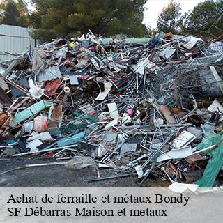 Achat de ferraille et métaux bondy-93140 SF Débarras Maison et metaux